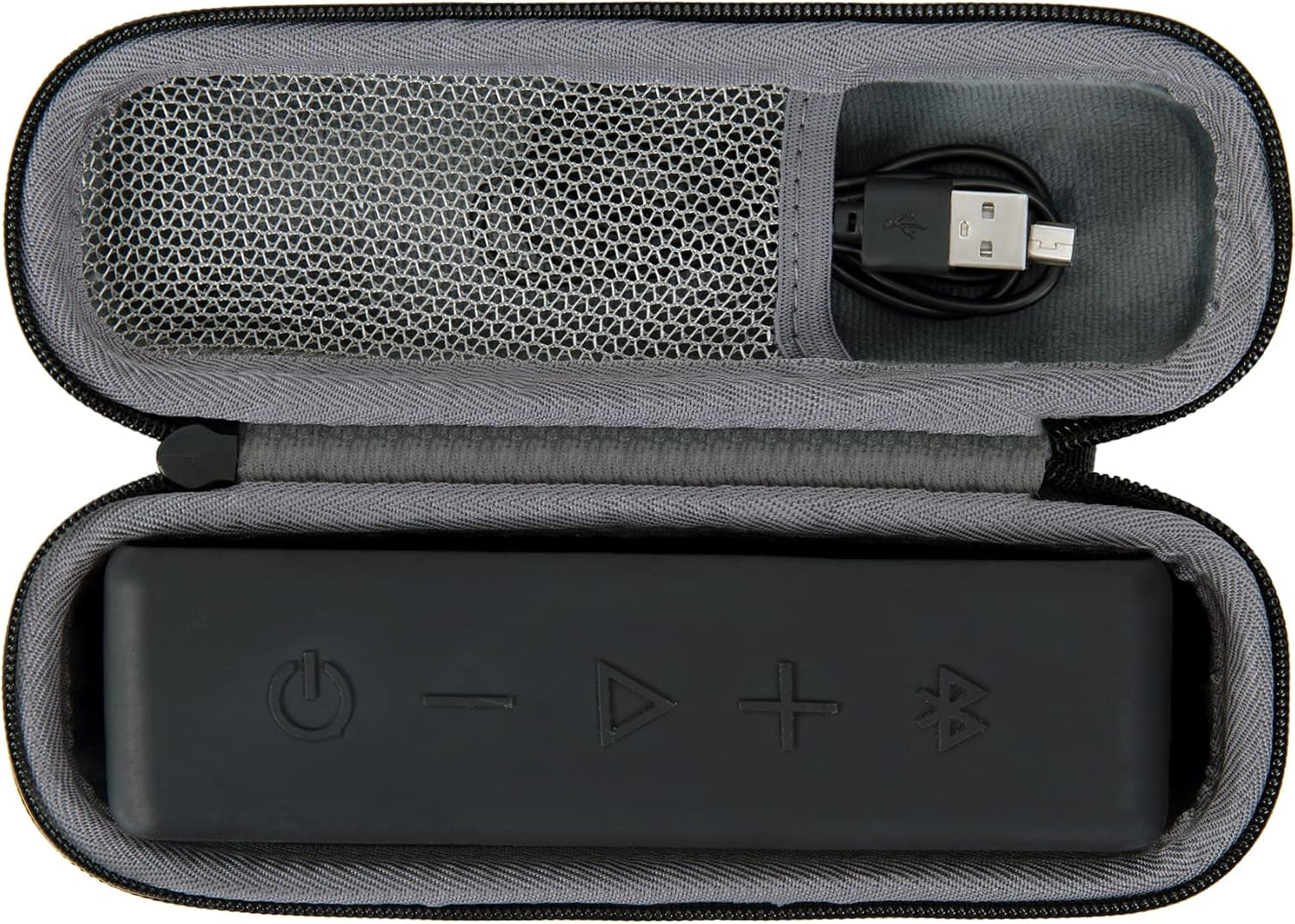 Hard Case Replacement for Anker Soundcore/Soundcore 2 / Motion B Portable Outdoor Sports Bluetooth Speaker (Black)